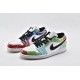Air Jordan 1 Low Galaxy Colorful Blue CW7310 909 Womens And Mens Shoes
